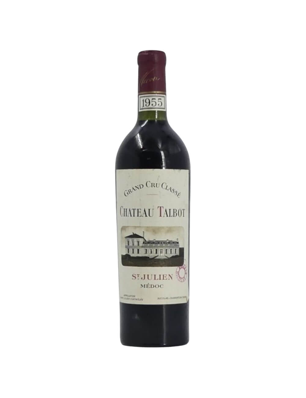 Chateau Talbot Grand Cru Classe 1955 Vinhos Velhos