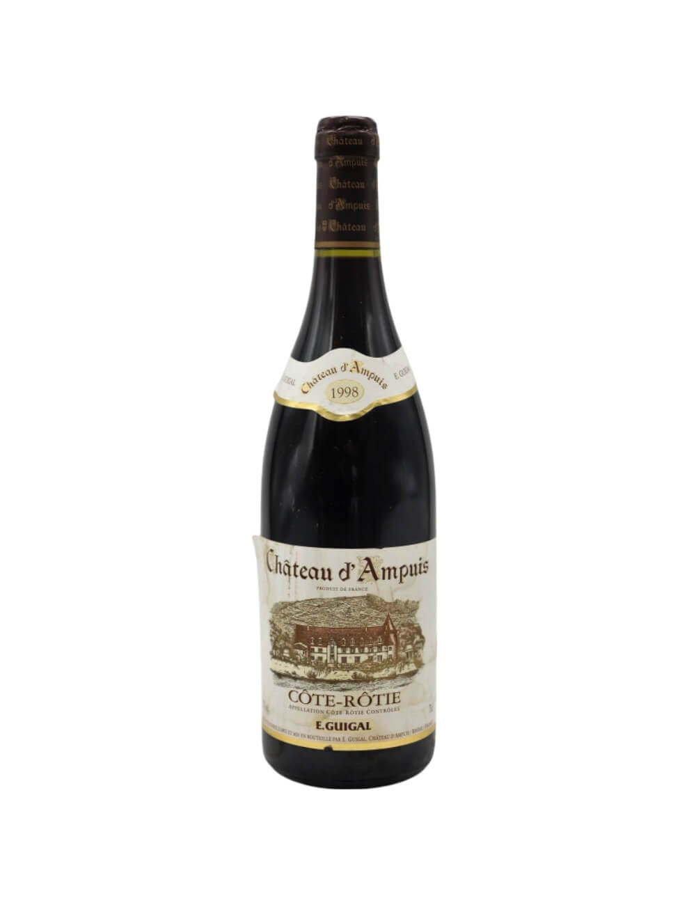 Guigal Chateau d'Ampuis Cote Rotie 1998 Vinhos Velhos
