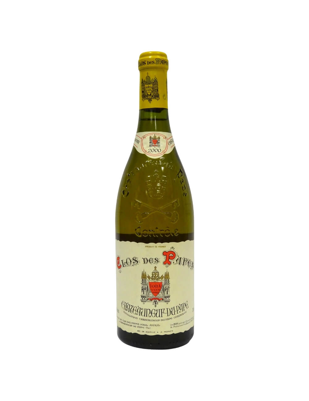 Paul Avril Clos des Papes Chateauneuf-du-Pape Blanc 2000 Vinhos Velhos